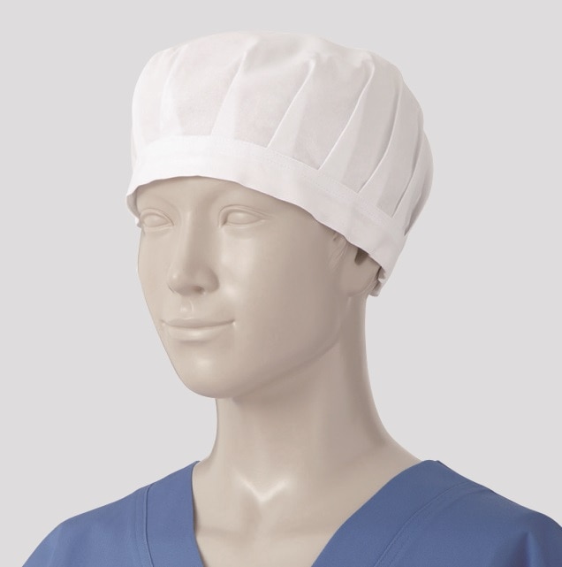 KAZEN　手術帽子・後ろヒモ式（2枚入）
